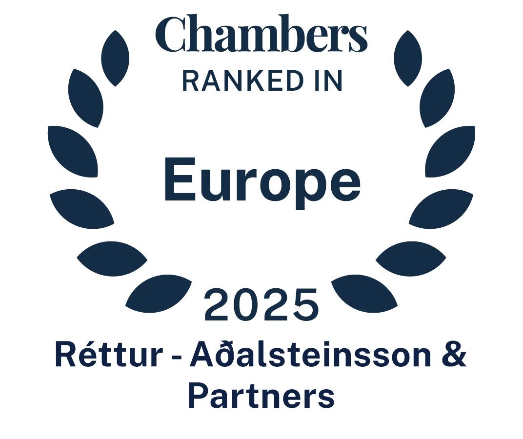 Réttur hlýtur viðurkenningu Chambers Europe 2025
